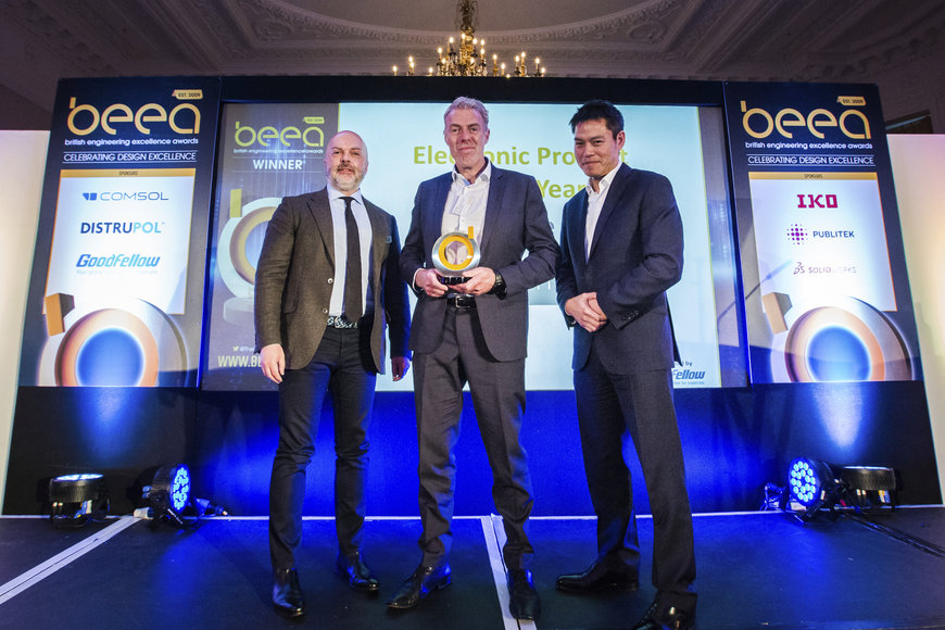 Socionext’s Radio-wave Sensor wins the ‘Electronic Product of the Year’ at the British Engineering Excellence Awards